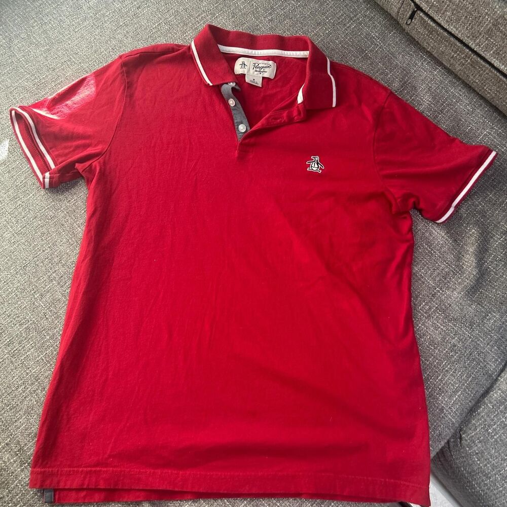 Penguin Men's Red Polo-shirts